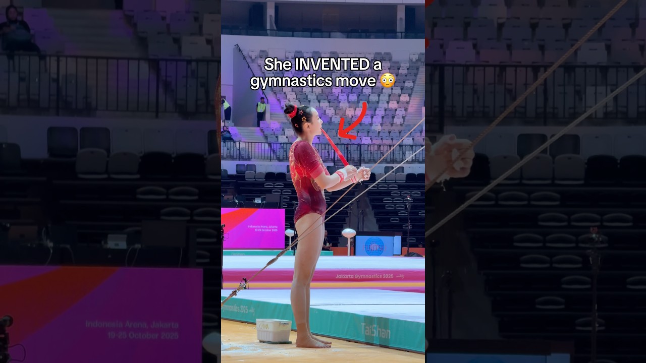 I thought this was impossible 😳 (Yang Fanyuwei) #gymnastics #gymnast #olympics #olympic #sports #d1