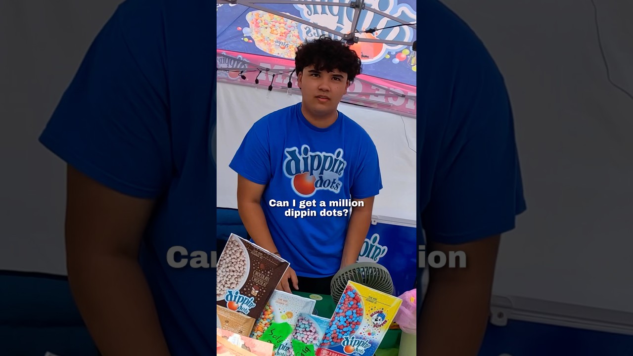 I tried to buy 1 million dippin dots 🥹❤️