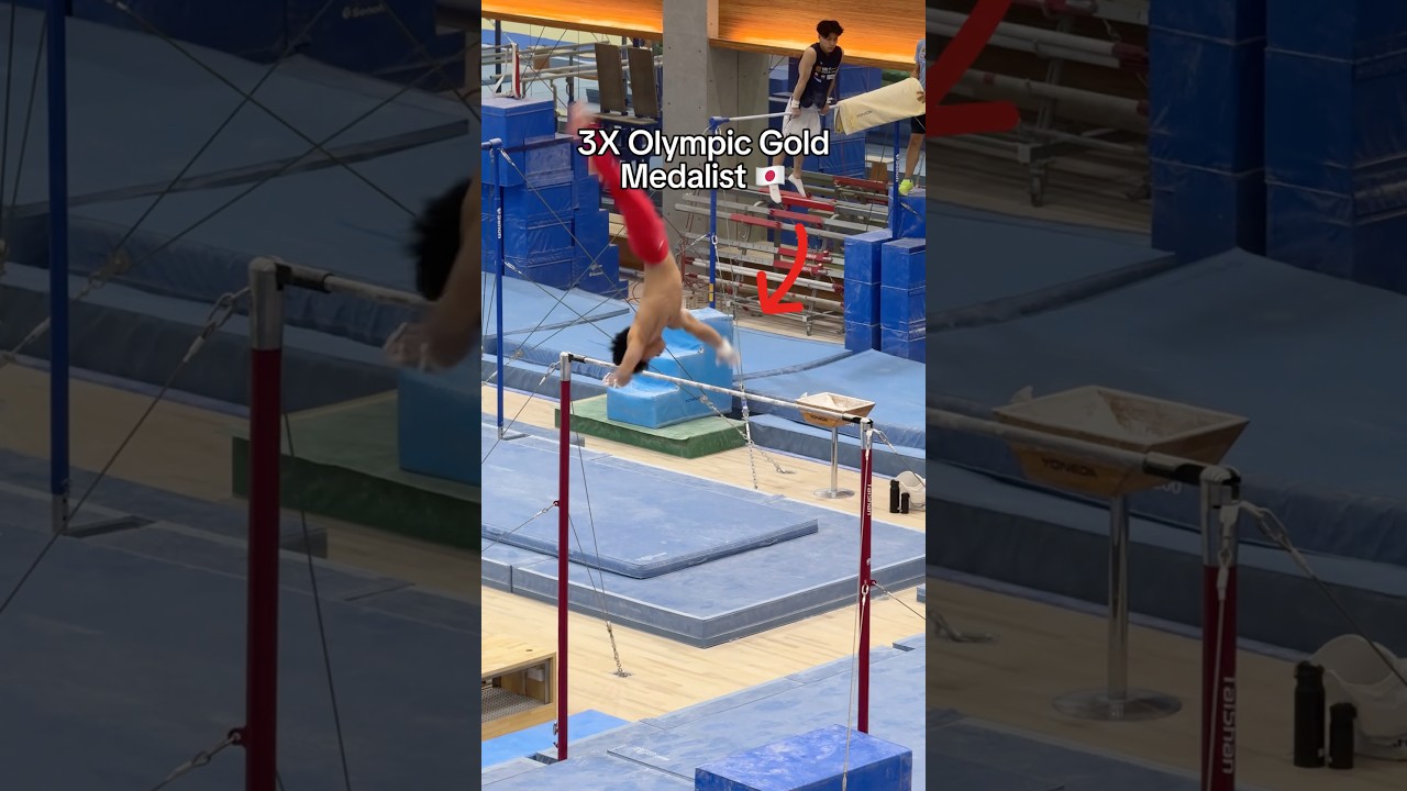 I visited the BEST gymnasts in the WORLD 🇯🇵 #olympics #olympics #japan #gymnastics #スポーツ #体操