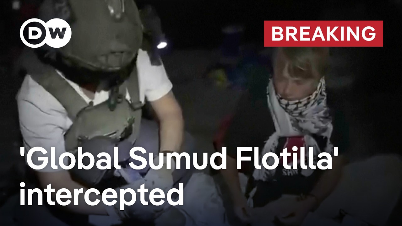 Israeli navy intercepts and seizes ‘Global Sumud Flotilla’ vessels | DW News