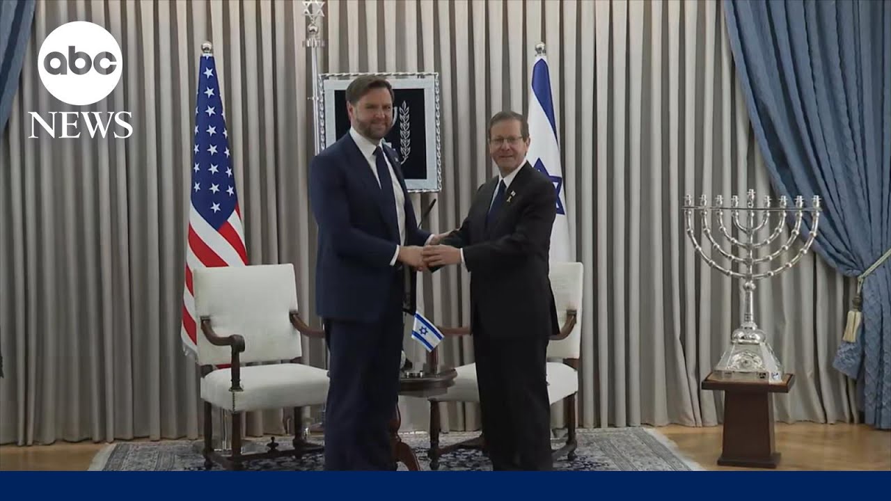 JD Vance criticizes Israel’s parliament vote on West Bank annexation