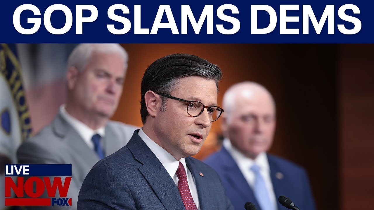 Johnson slams Democrats amid shutdown