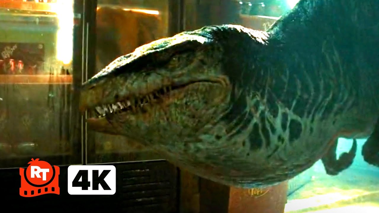 Jurassic World Rebirth (2025) 4K – Mutadon in the Gas Station | Movieclips