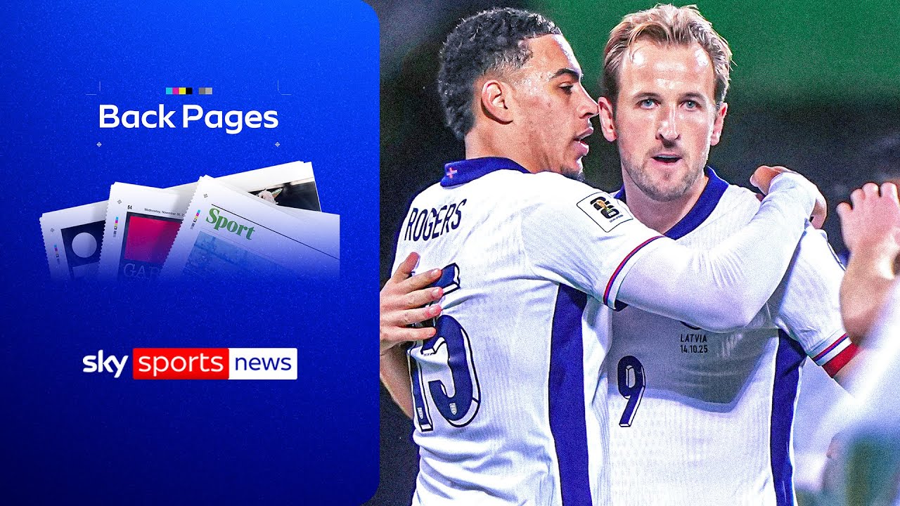 Kane at the double as England book their place at World Cup | Back Pages Tonight