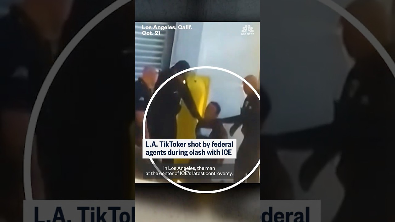 L.A. TikToker shot by federal agents during clash with ICE