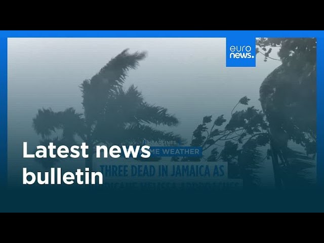 Latest news bulletin | October 28th, 2025 – Midday