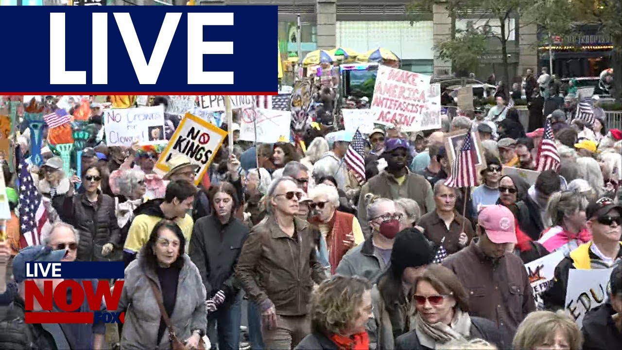 LIVE: Nationwide No Kings protests
