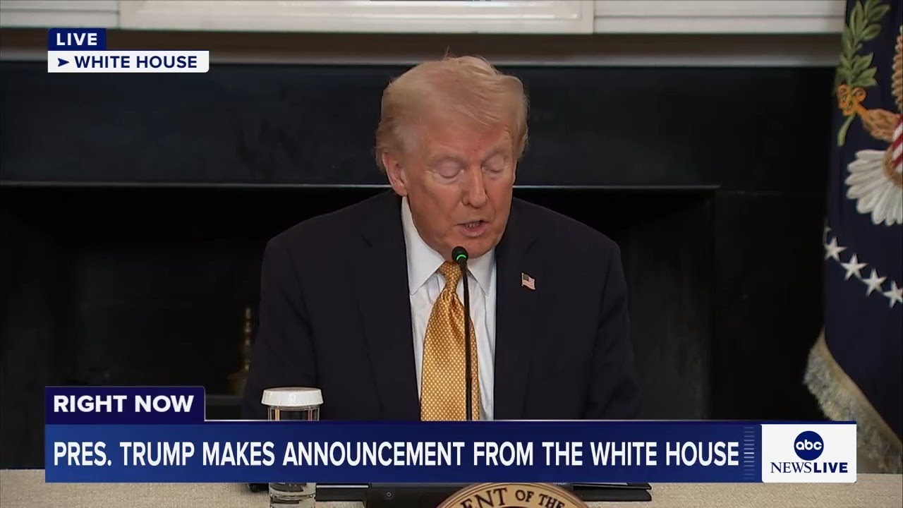 LIVE: Pres. Trump makes announcement from the White House