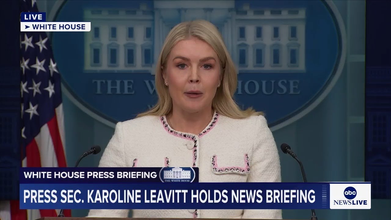 LIVE: White House press briefing