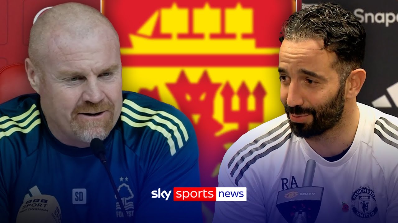 “Maybe it’s true” | Ruben Amorim and Sean Dyche on who would do better at Man Utd