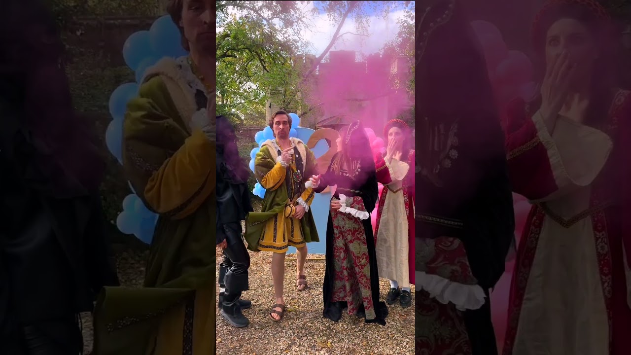 Medieval gender reveal 🏰⚔️🩵🩷