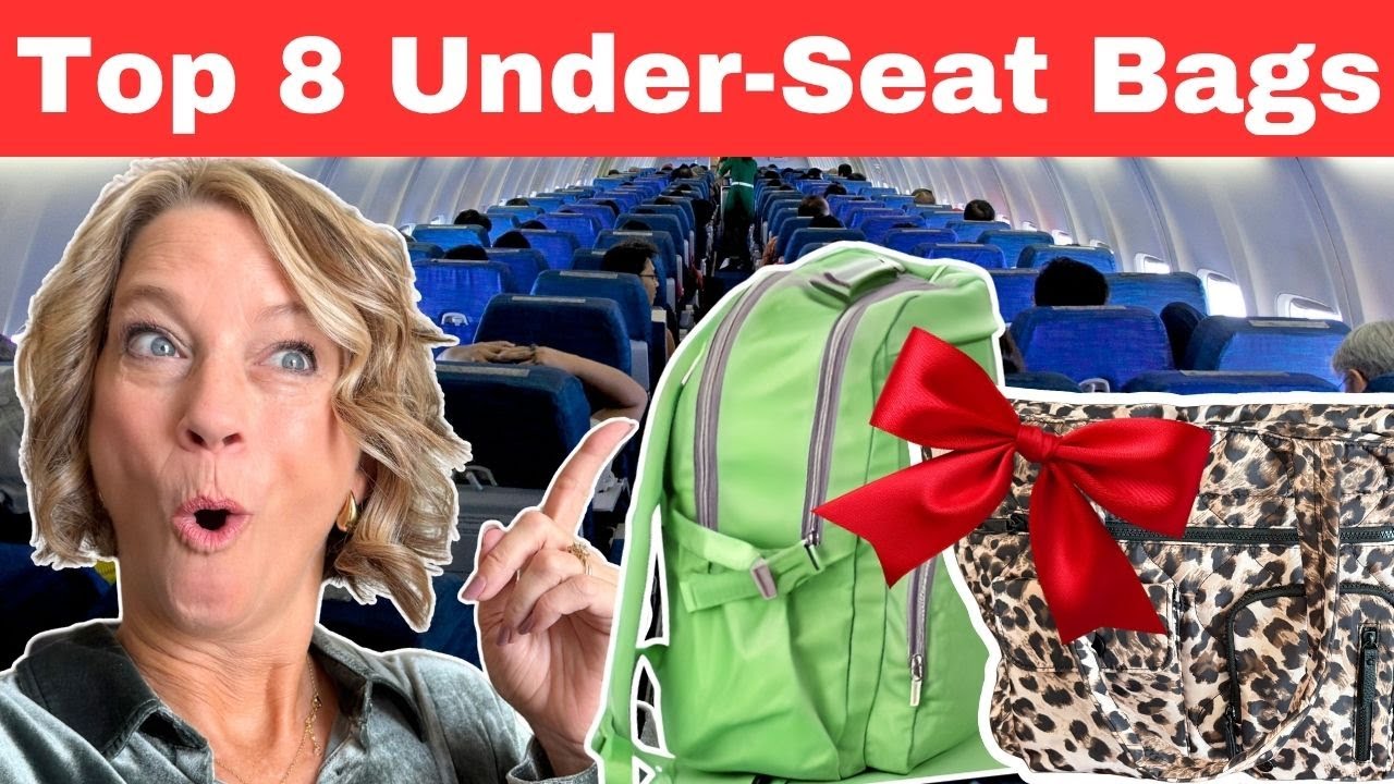 My TOP 8 Under Seat Personal Item Bags for Travelers to Carry On the Airplane