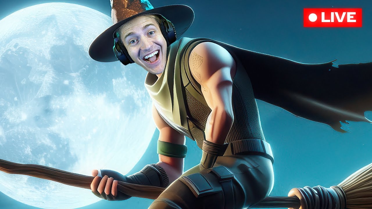 🔴 Ninja Broom Cleaning Fortnite Lobbies