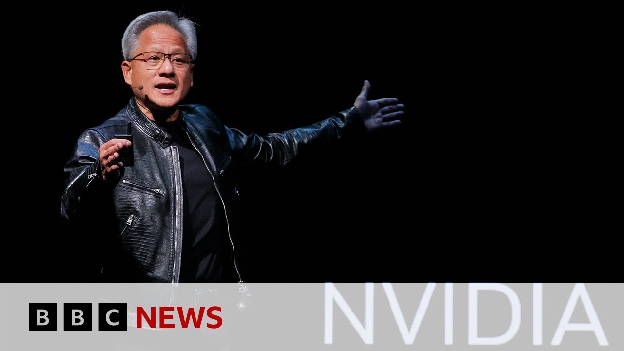 Nvidia hits new milestone as world’s first $5tn company | BBC News