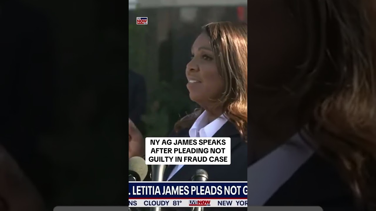 NY AG James speaks out after pleading not guilty in fraud case