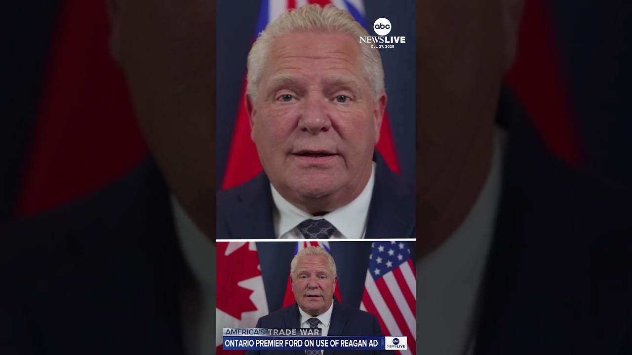 Ontario Premier on anti-tariff ad featuring Ronald Reagan: ‘I don’t regret it at all’