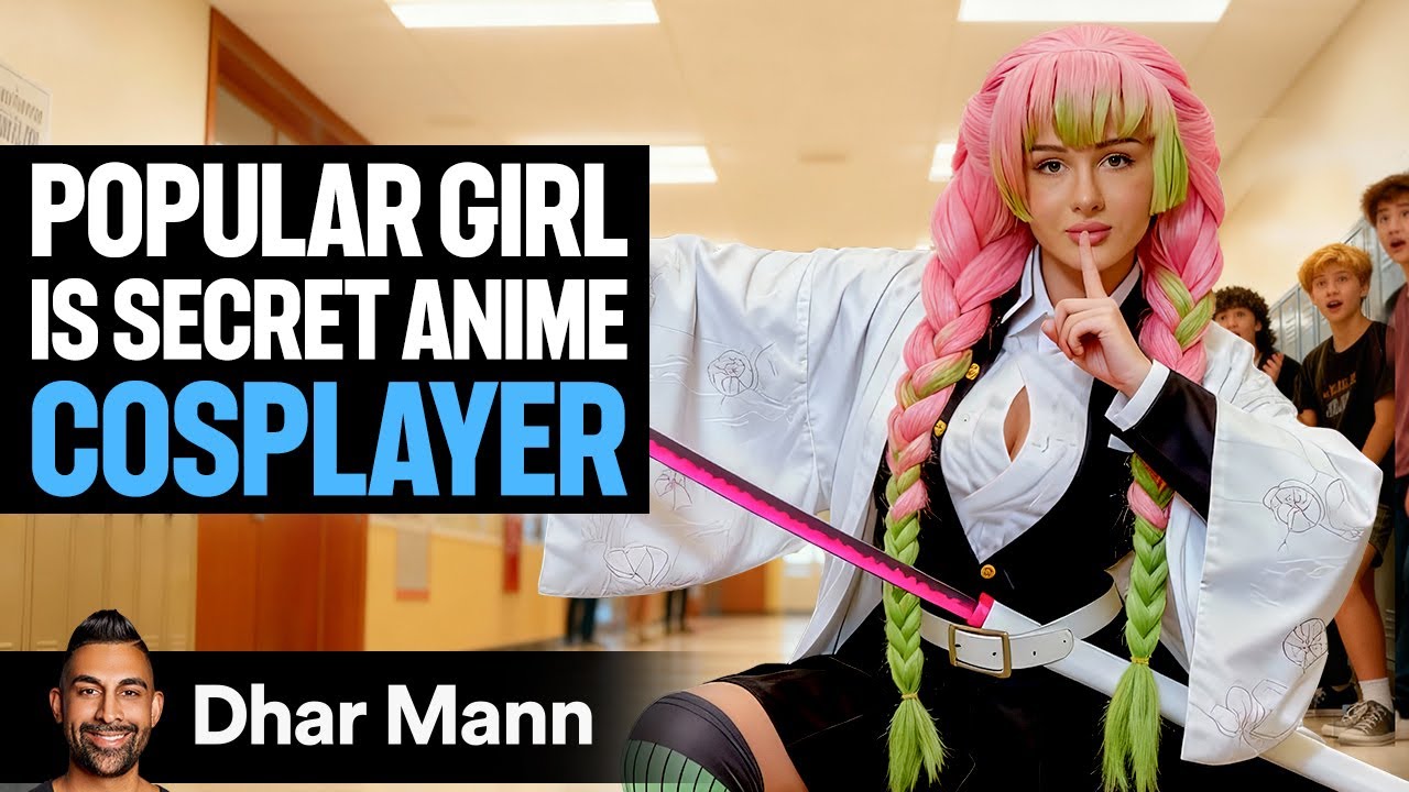 Popular Girl Is Secret ANIME COSPLAYER Ft. SSSniperWolf and DigitalNex | Dhar Mann Studios