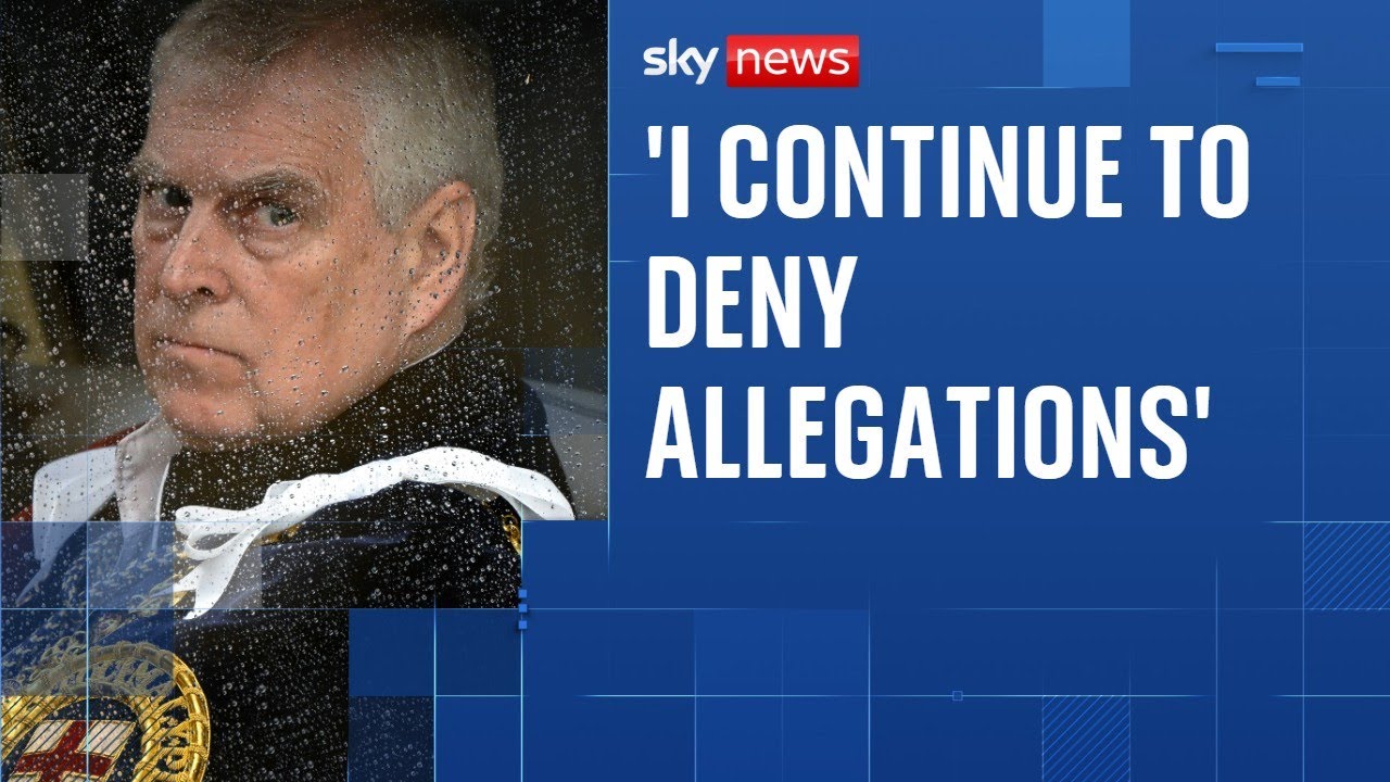Prince Andrew continues to deny allegations against him