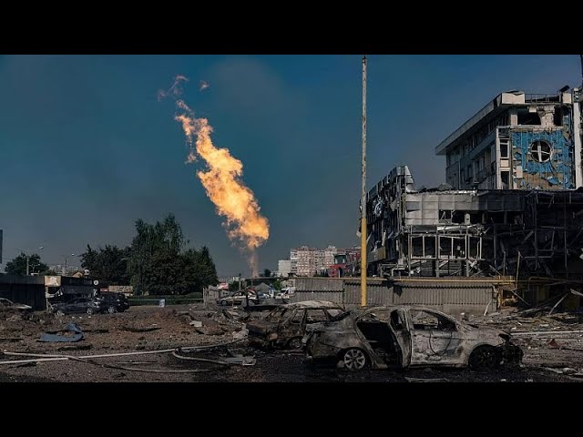 Russia targets Ukraine’s gas facilities in biggest attack of the war, officials say