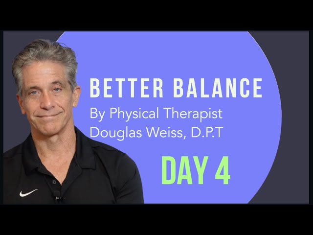Seniors: Better Balance Exercise Class: Day 4