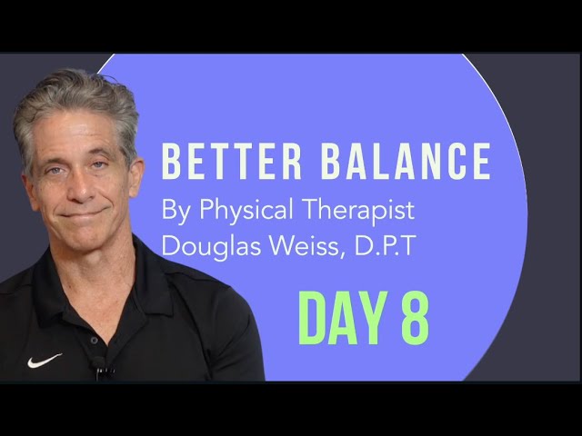 Seniors: Better Balance Exercise Class: Day 8
