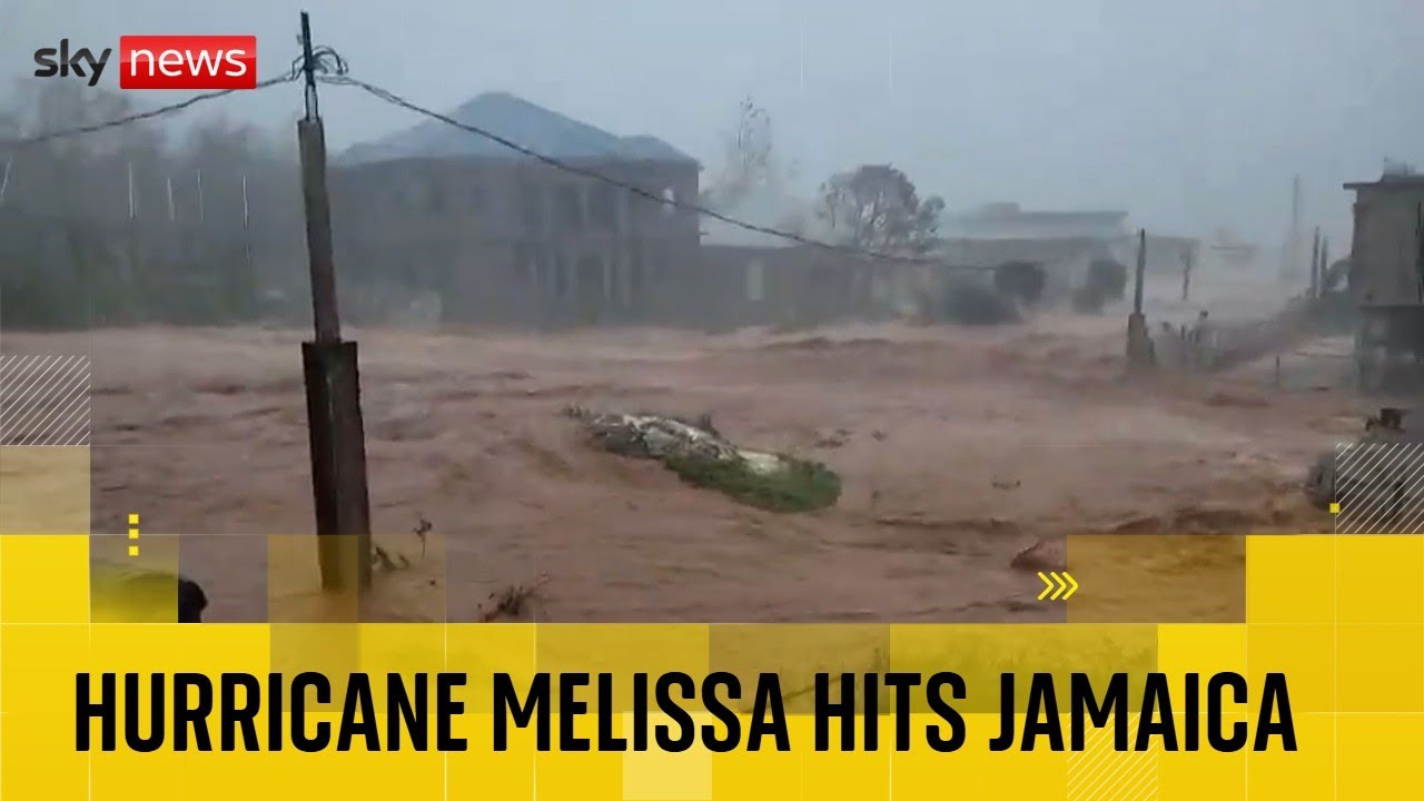 ‘Storm of century’ makes landfall in Jamaica – as video shows destruction