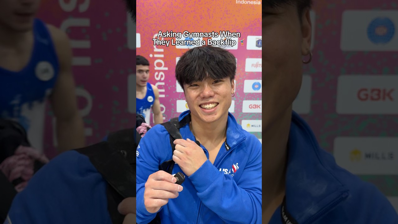 The age World Championship gymnasts learned a backflip 🤸‍♂️ #gymnastics #gymnast #olympics  #sports
