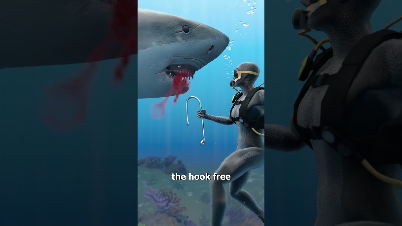 The Diver Who Pulled Hooks From Sharks 😮