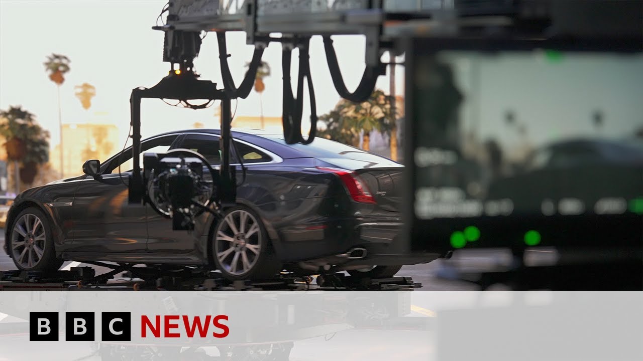 The new tech making movie car stunts more realistic | BBC News