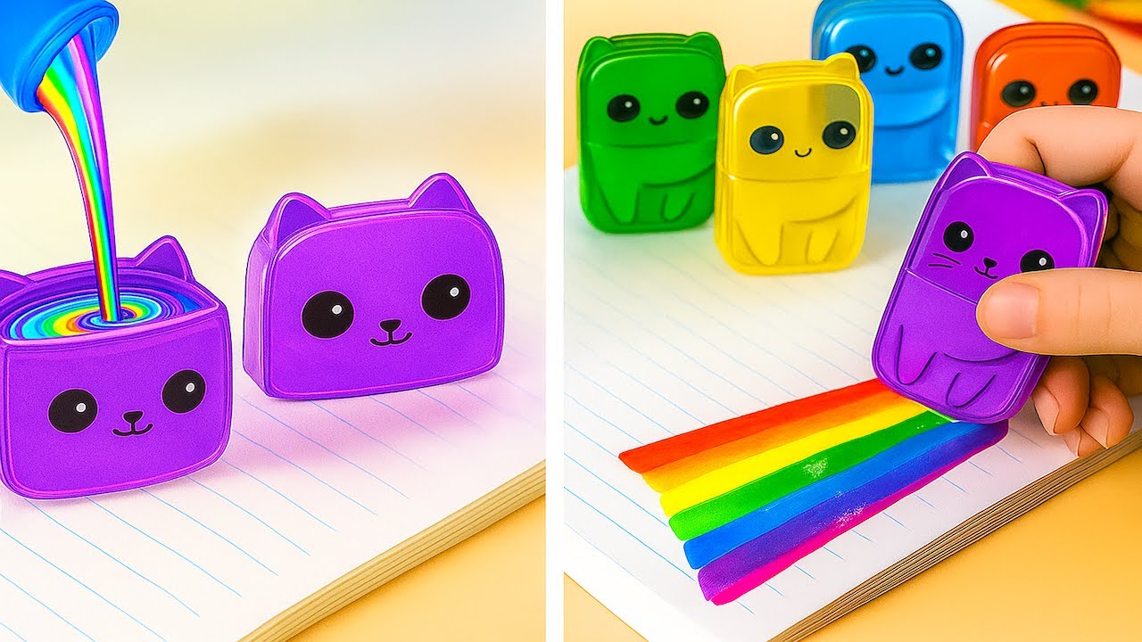 THE ULTIMATE SQUISHY SCHOOL SUPPLIES! 🎒 Easy & Fun DIY Craft Hacks! ✨