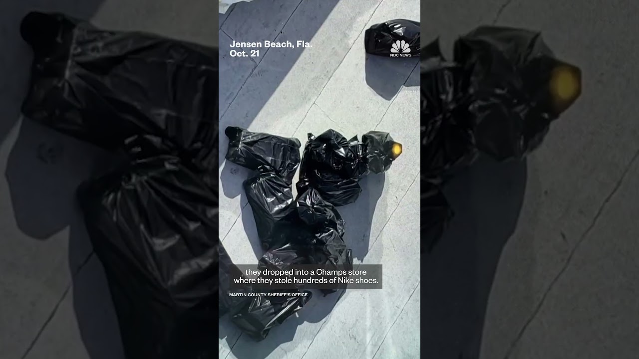 Thieves cut through Florida mall roof to steal sneakers