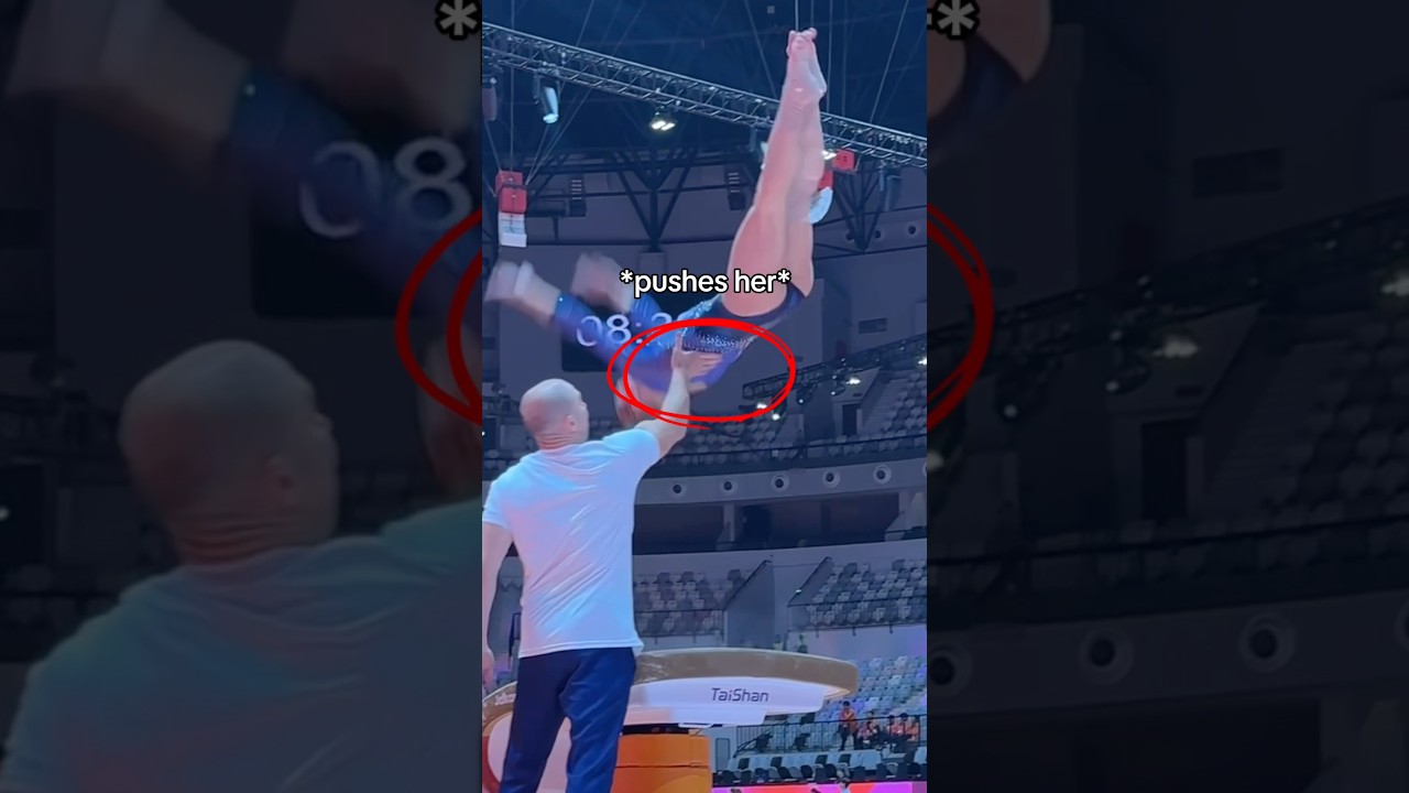 This should be an Olympic sport 😳 #gymnastics #gymnast #olympics #sports #sport #coach #coaches