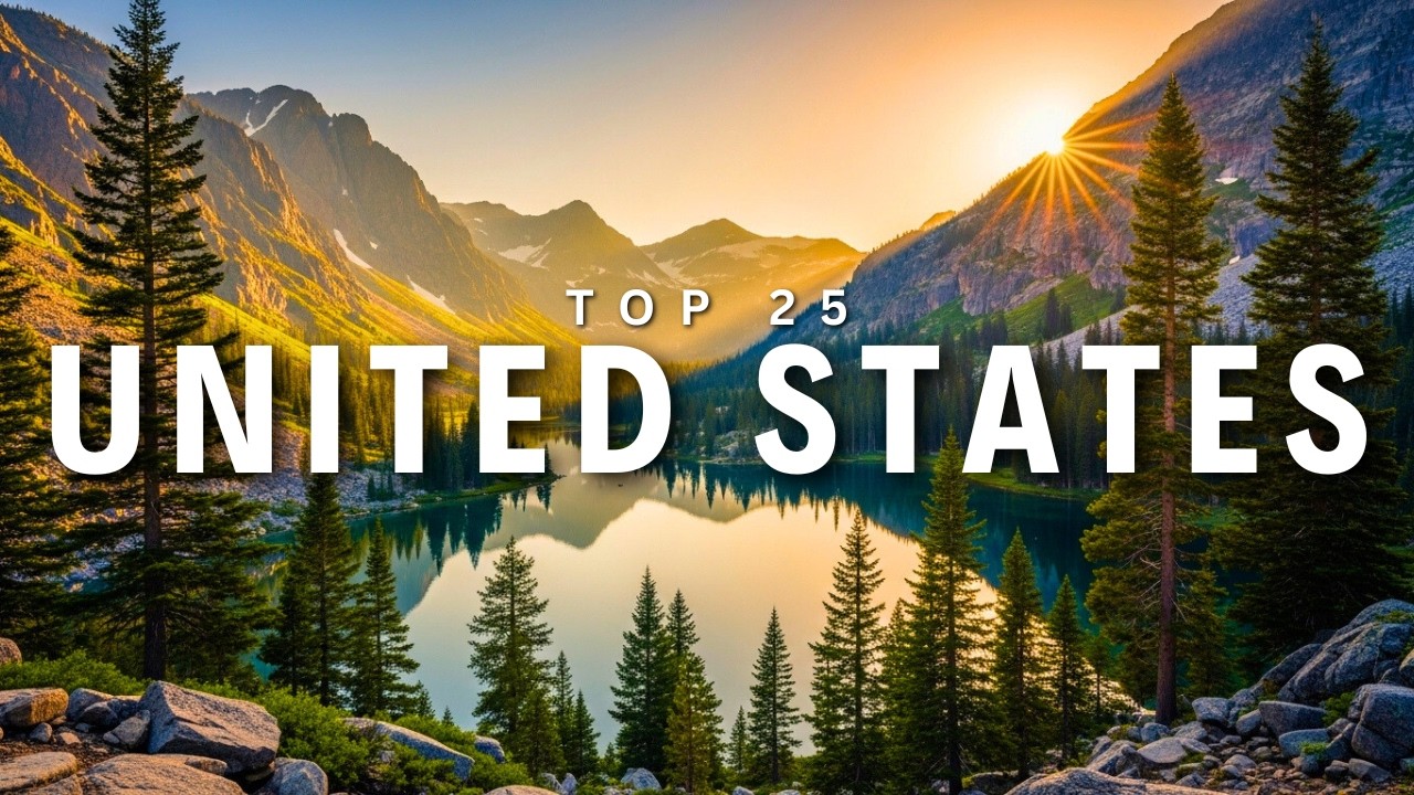 Top 25 Best Vacation Spots In USA To Visit | USA Travel Video