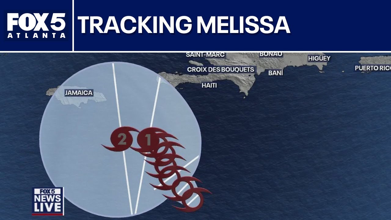 Tracking the tropics: Uncertainty with where Tropical Storm Melissa will go