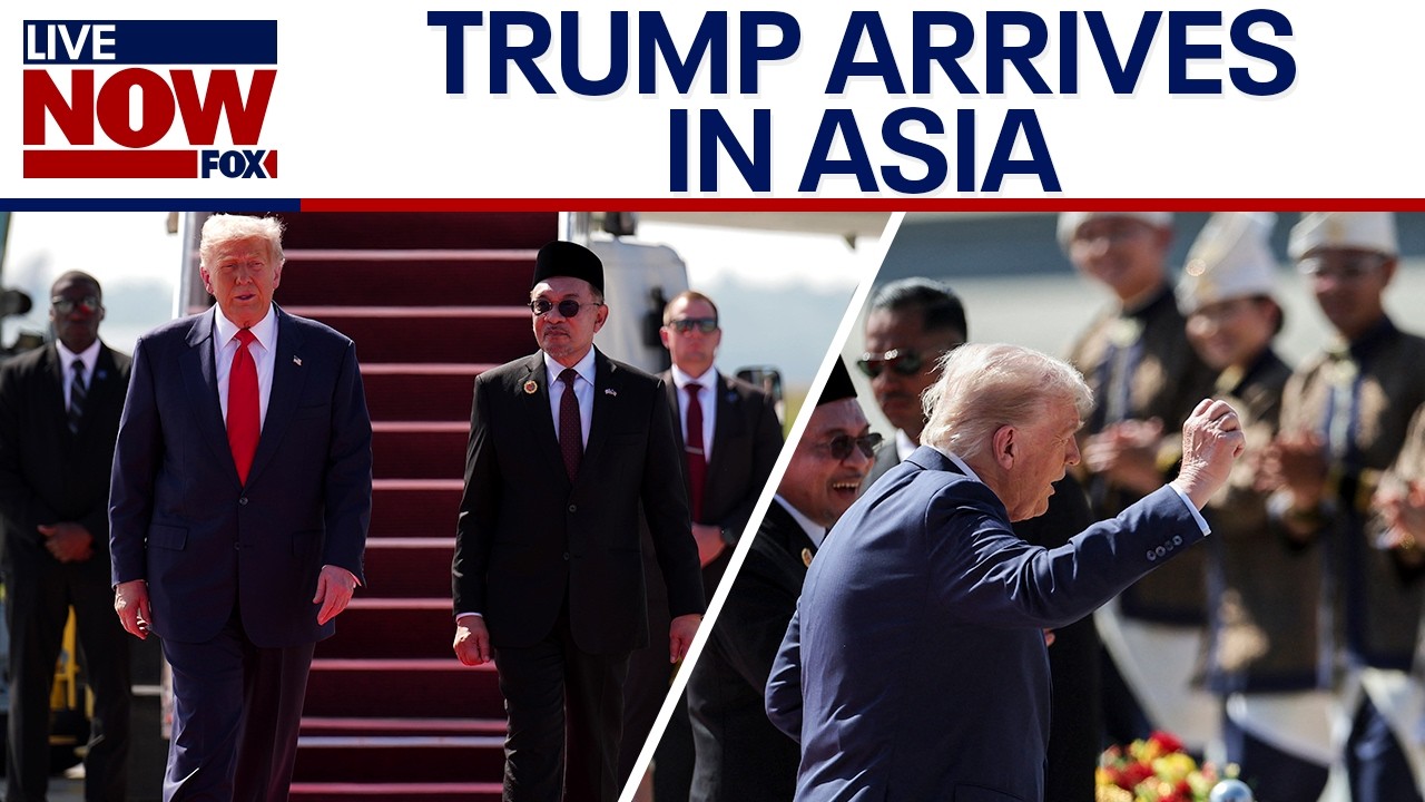 Trump lands in Malaysia for ASEAN Summit, meeting with Xi Jinping