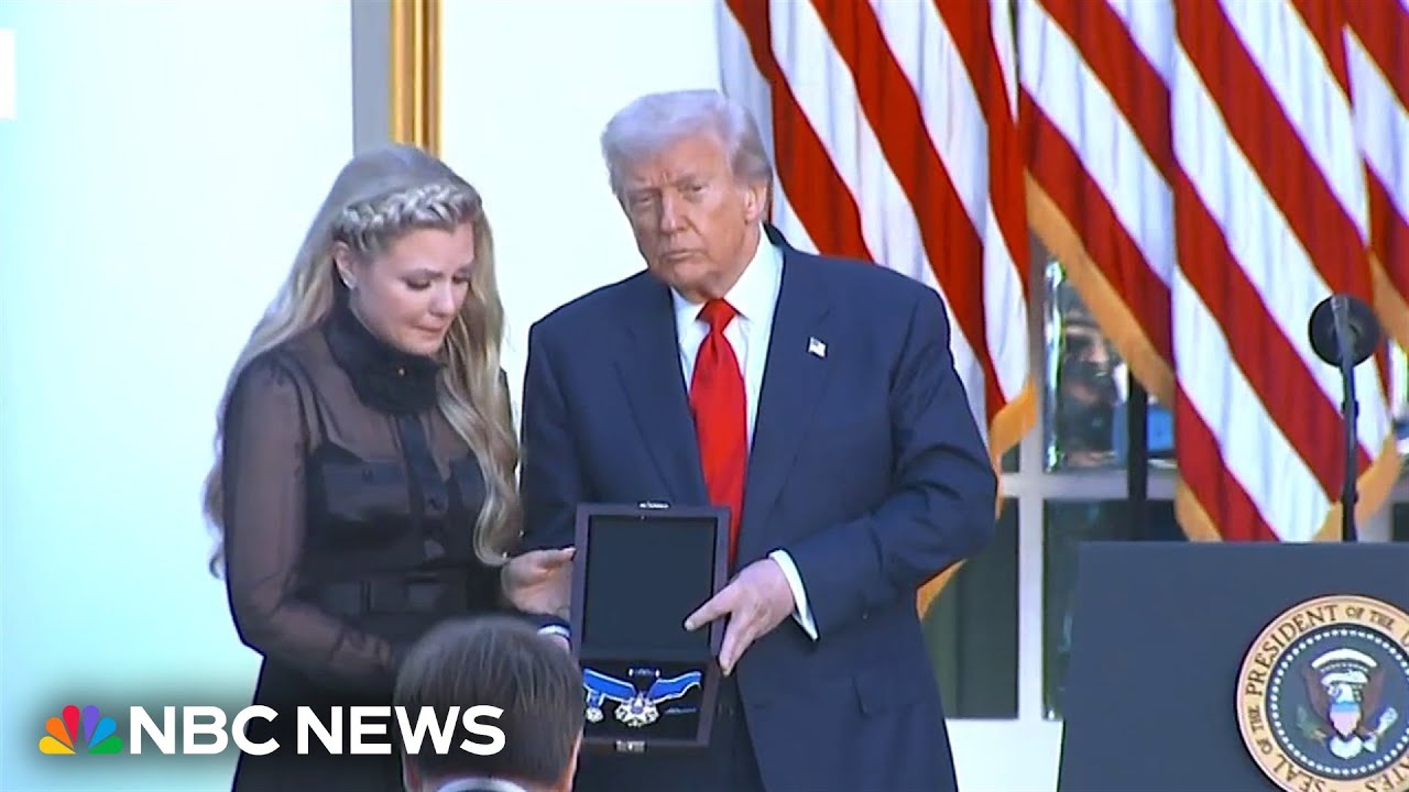 Trump posthumously awards Charlie Kirk Presidential Medal of Freedom
