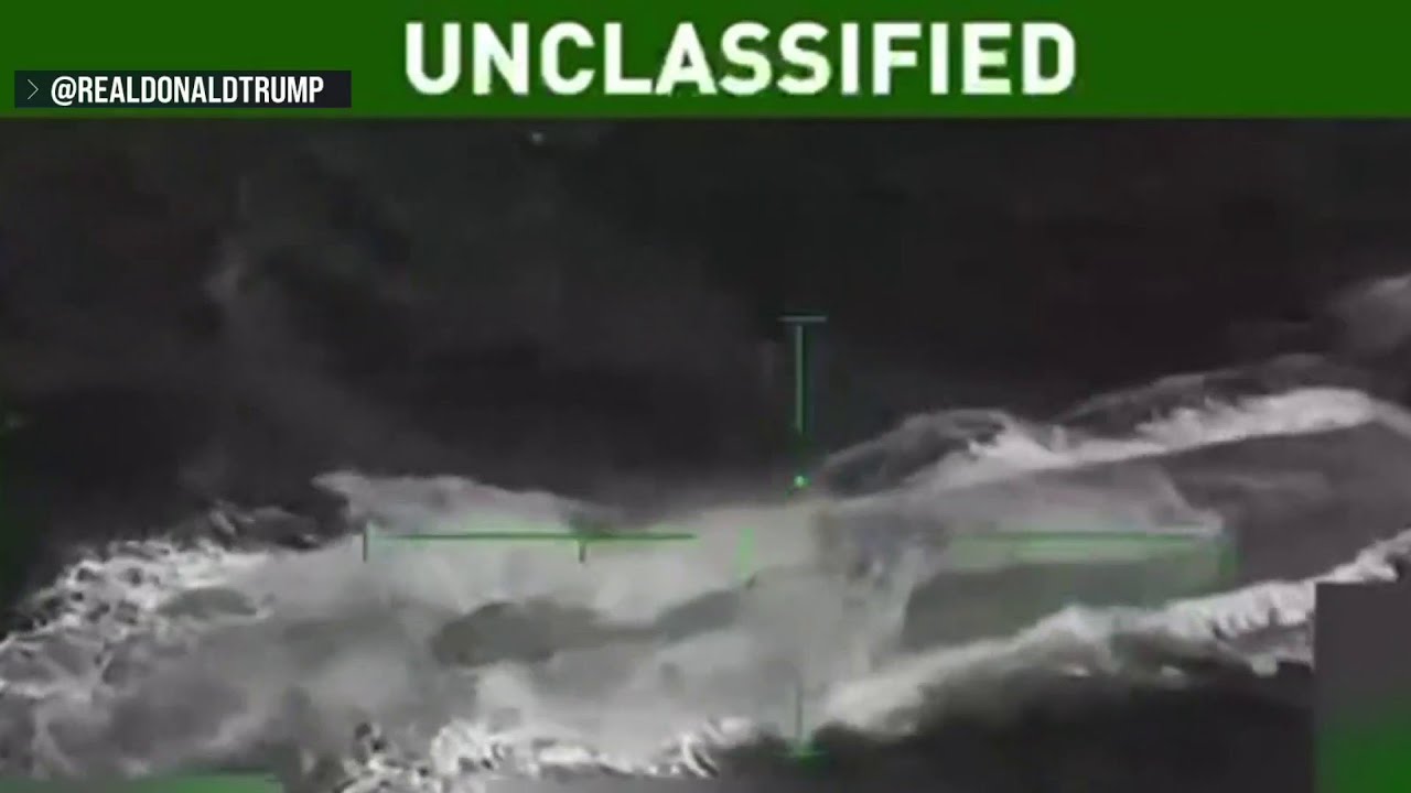 Trump posts new video of U.S. strike on ‘drug-carrying submarine’