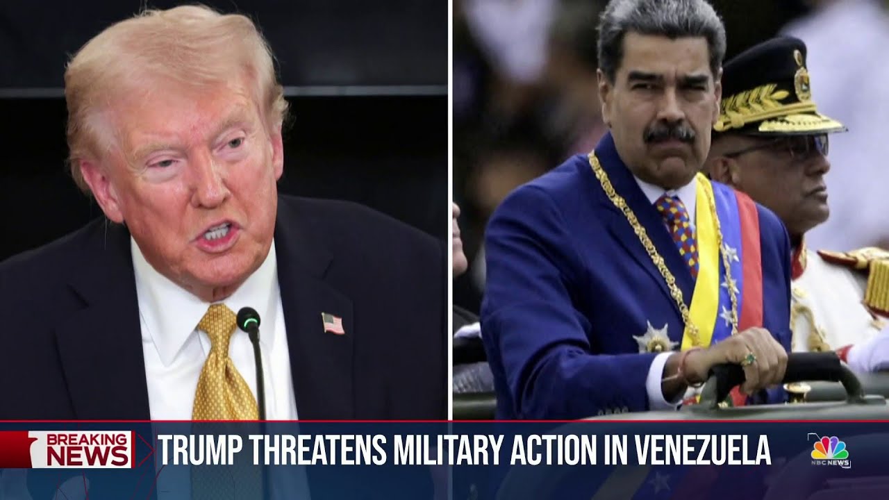 Trump threatens military action in Venezuela, escalates Colombia tensions
