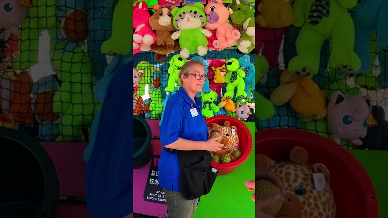 Trying to beat the ball in the bucket game 🥹❤️