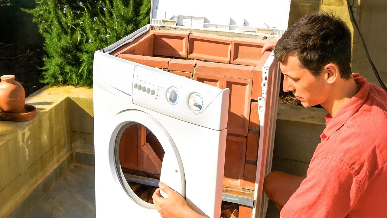 Turn Trash into a Grill! 🔥 DIY BBQ from Recycled Materials