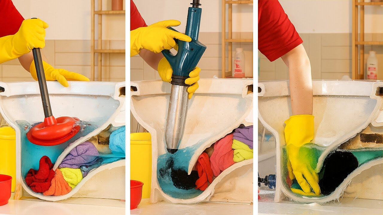 Unclog Any Toilet Fast 🚽 Genius Hacks to Avoid Dirty Disasters