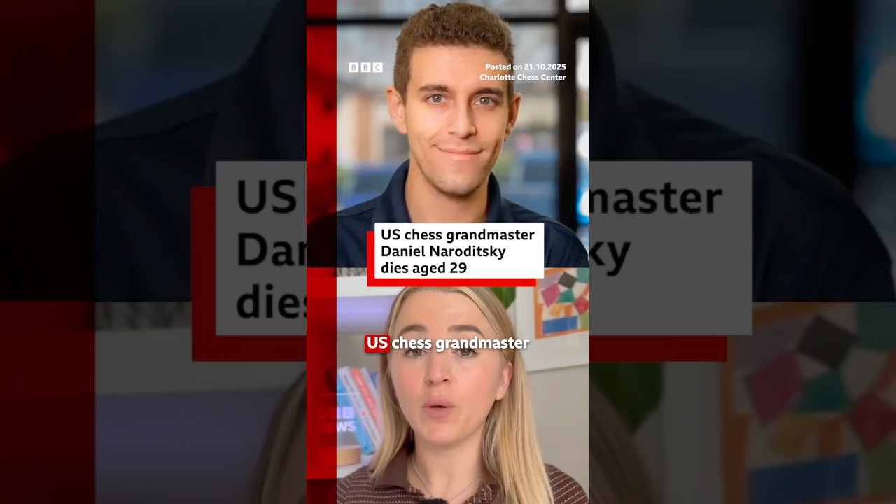 US chess grandmaster Daniel Naroditsky has died aged 29. #Chess #BBCNews