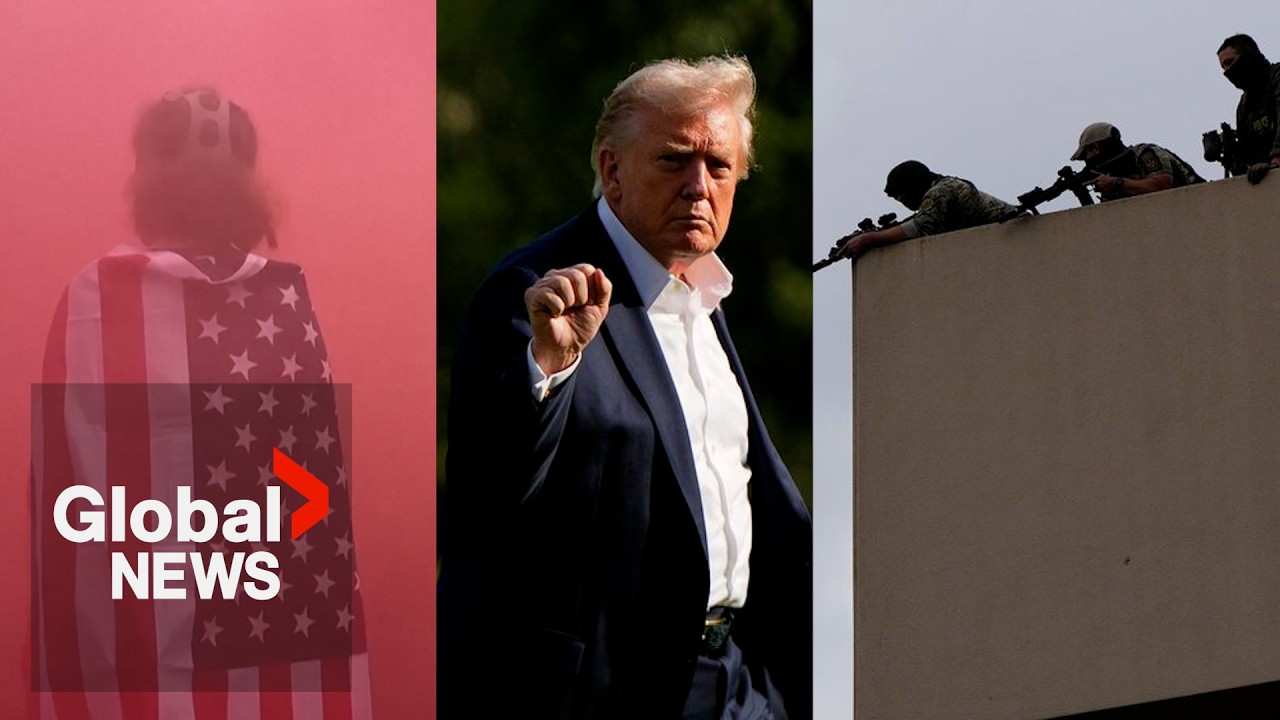 US protests turn violent as Trump pledges troops in Chicago, Portland amid migrant crackdown