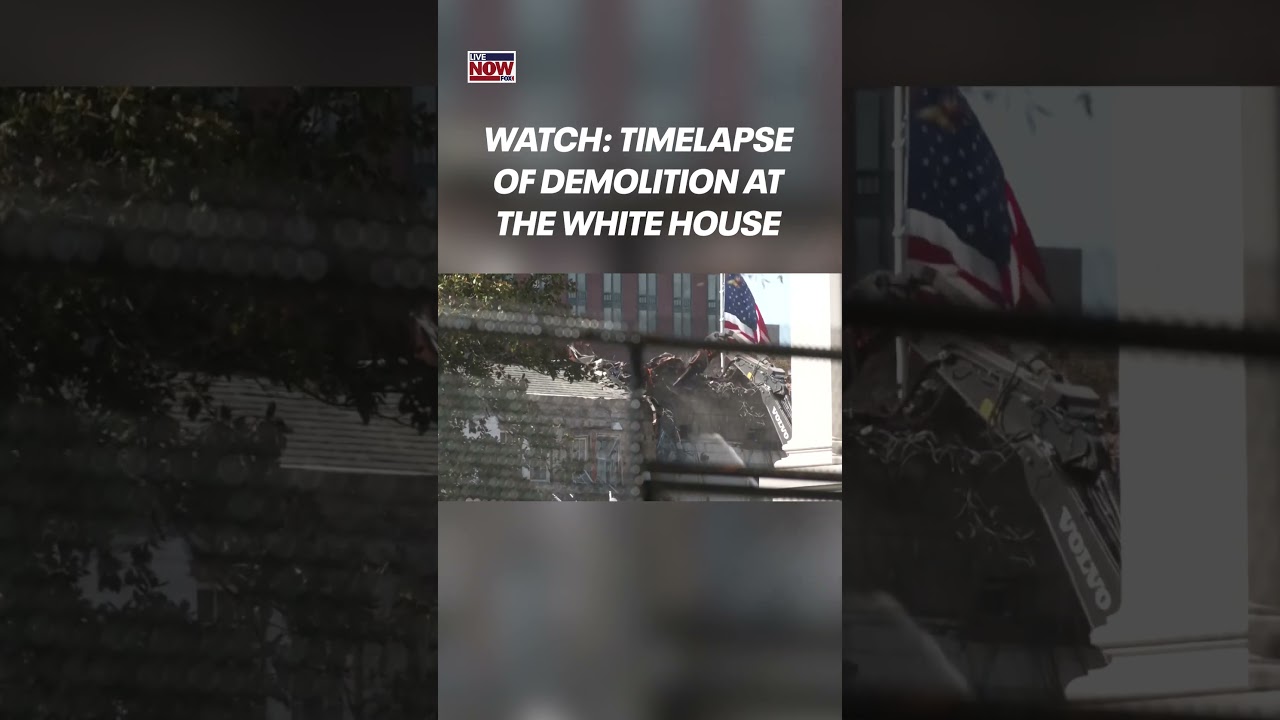 WATCH: Demolition begins at the White House
