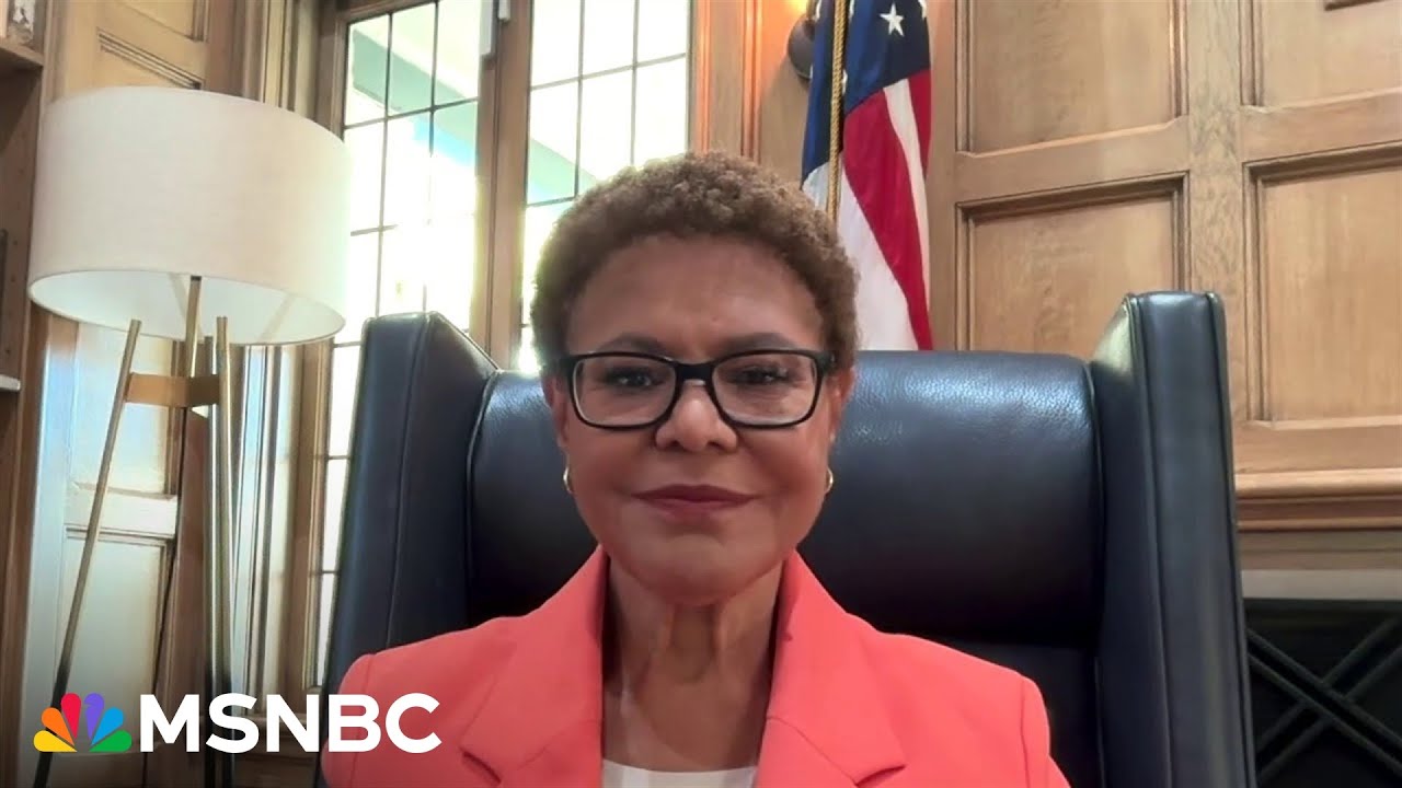 ‘We cannot accept military intervention’: L.A. Mayor hits Trump as thousands attend ‘No Kings’ rally