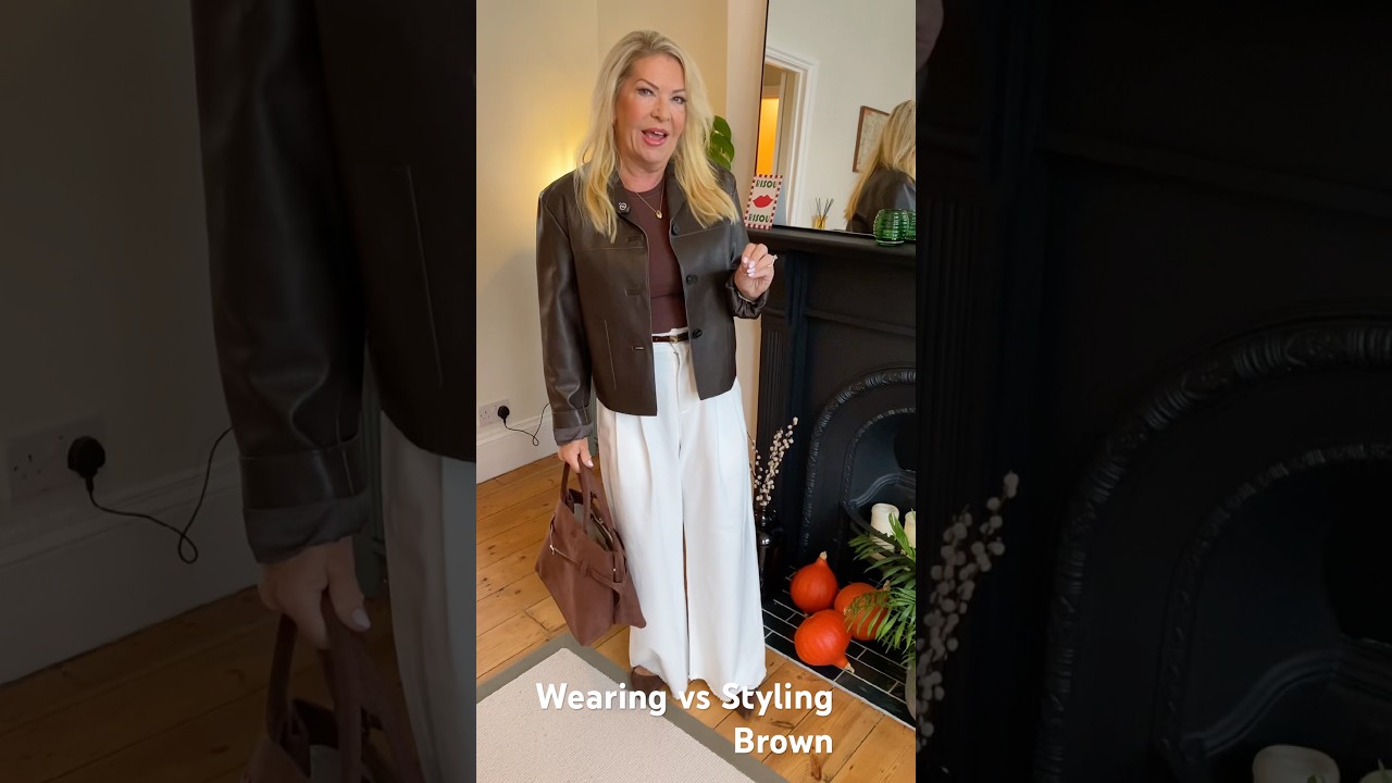 WEARING VS STYLING BROWN CLOTHES