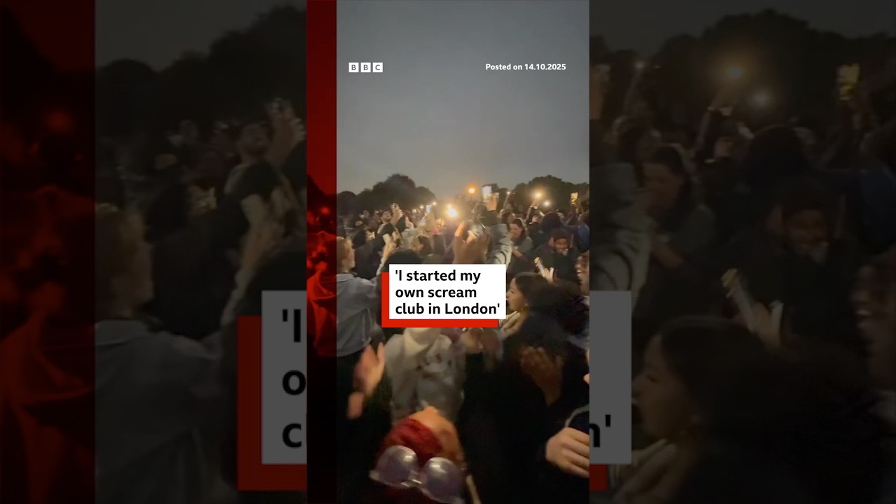 What is a scream club? #ScreamClub #Screaming #BBCNews