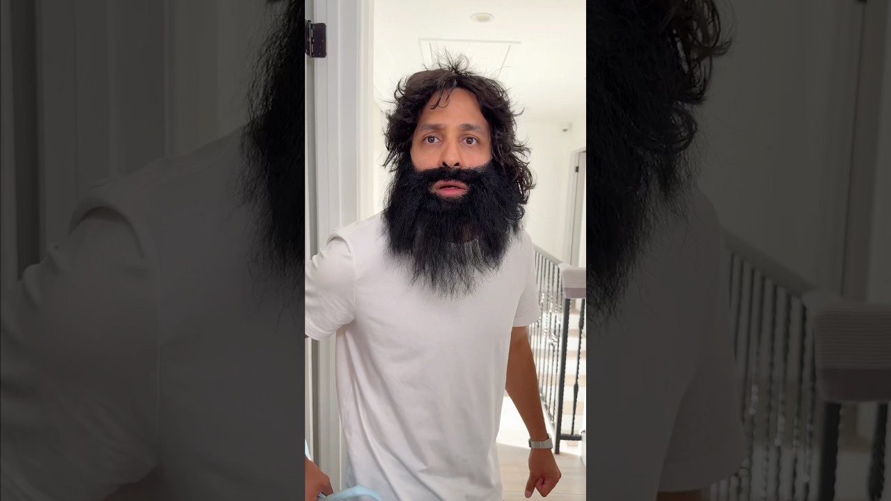 When he uses the restroom 🚽