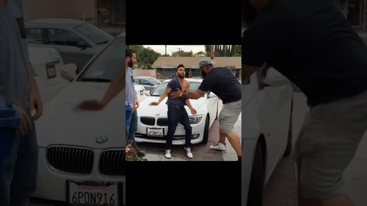 When you tell your big friend a joke…