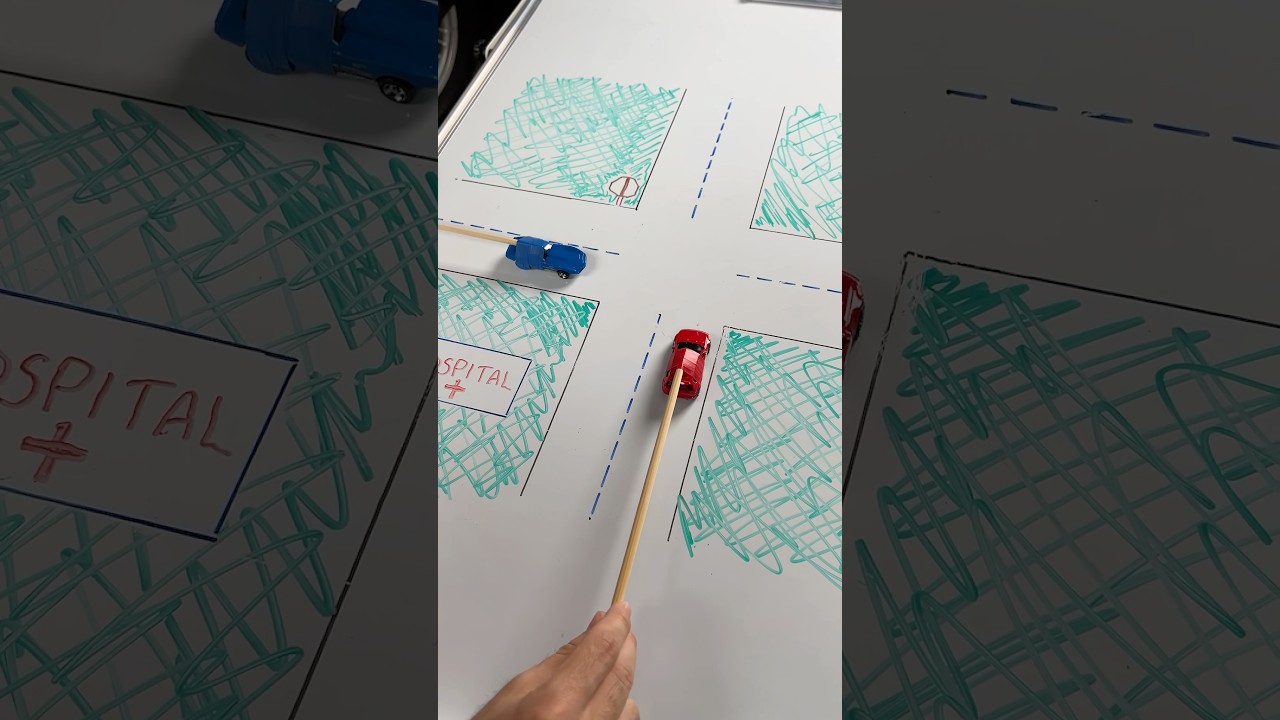 Who Has The Right Of Way? 🤔  #cars #roads #vehicles